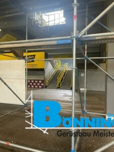 Gerüstbau Bönninger Referenzprojekt Erstellung Zwischenebene BVB Stadion